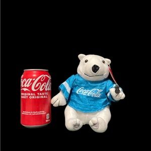 Coca-Cola Polar Bear Plush 2001 edition